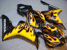 Charger l&#39;image dans la galerie, Black Yellow Flame - CBR1000RR 06-07 Fairing Kit - Vehicles