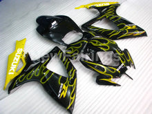 Load image into Gallery viewer, Black and Yellow Flame - GSX-R750 06-07 Fairing Kit