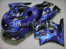 Charger l&#39;image dans la galerie, Blue and Black Flame - CBR600 F3 97-98 Fairing Kit -