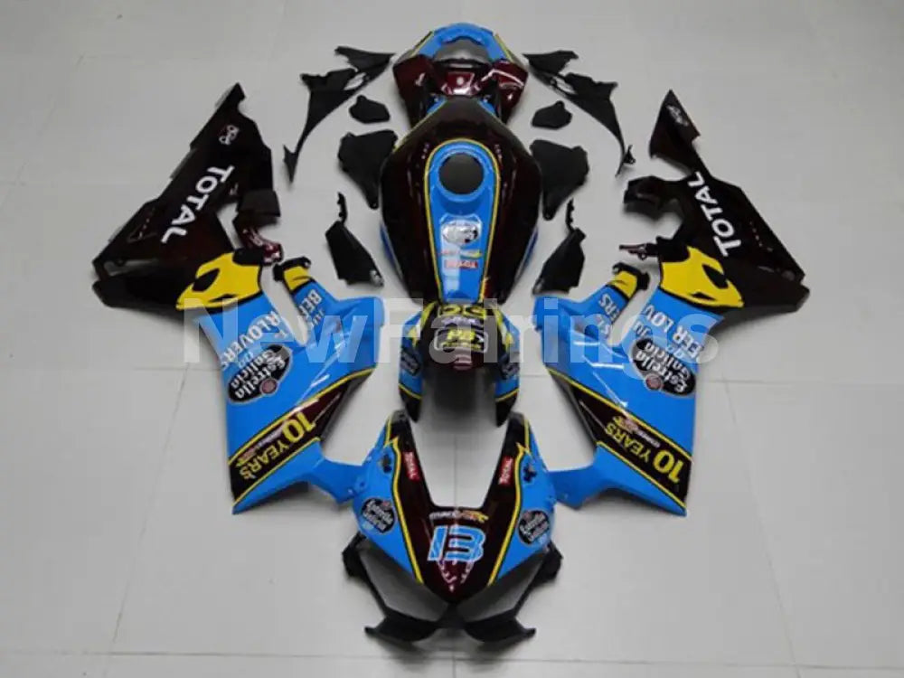 Blue and Black TOTAL - CBR1000RR 17-23 Fairing Kit -