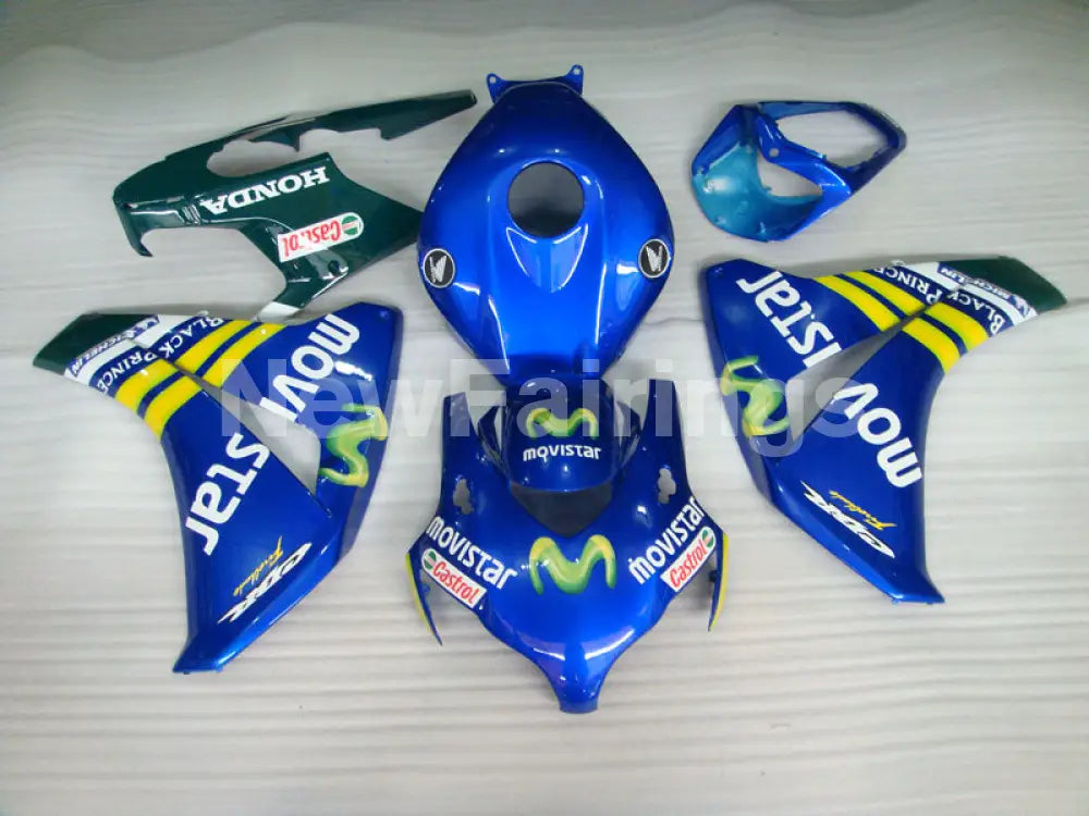 Blue and Green Movistar - CBR1000RR 08-11 Fairing Kit -