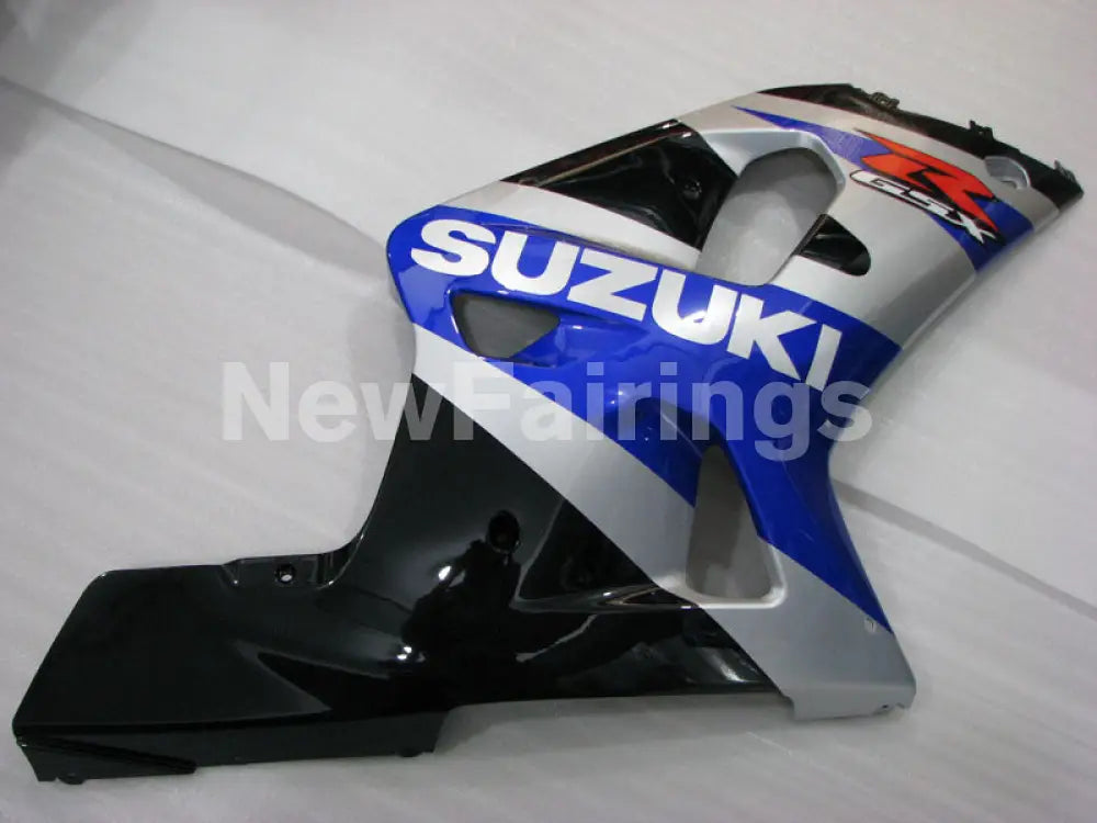 Blue and Silver Black Factory Style - GSX-R600 01-03 Fairing