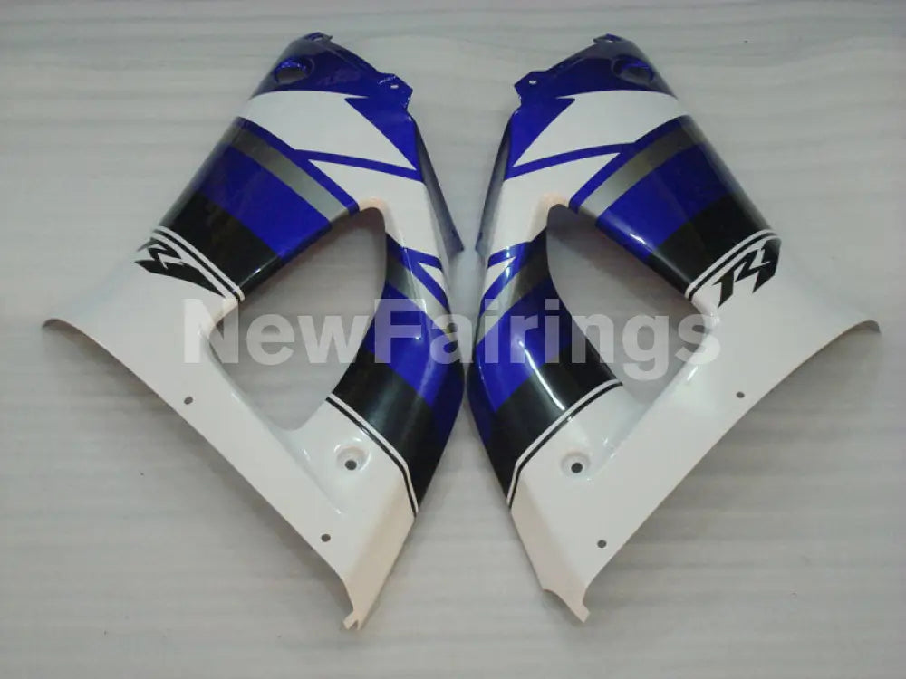 Blue and White Black Factory Style - YZF-R1 98-99 Fairing