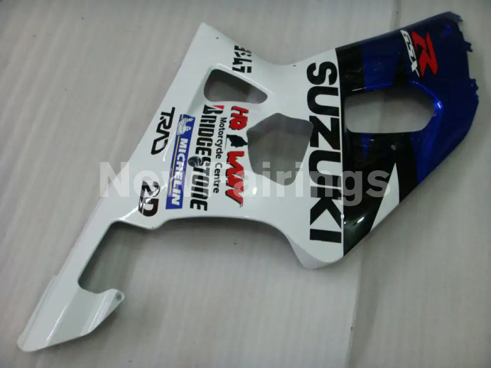 Blue and White Black MOTUL - GSX-R600 01-03 Fairing Kit -