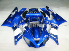 Charger l&#39;image dans la galerie, Blue and White Factory Style - YZF-R1 00-01 Fairing Kit