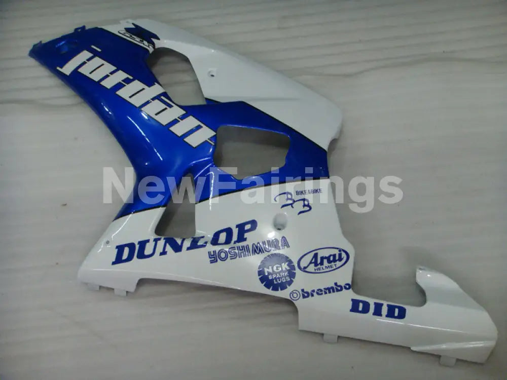 Blue and White Jordan - GSX-R750 00-03 Fairing Kit Vehicles