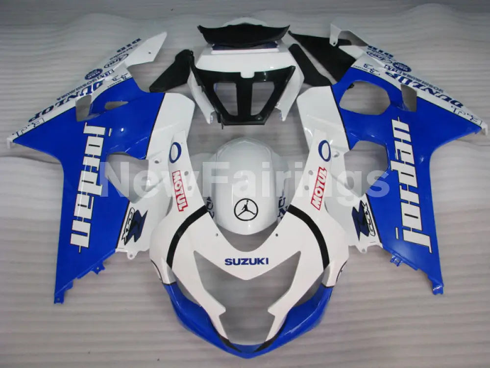 Blue and White Jordan - GSX-R750 04-05 Fairing Kit Vehicles