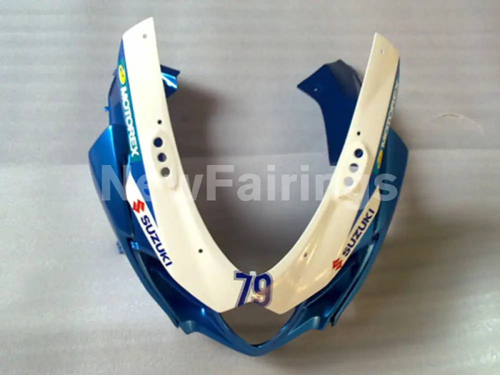 Blue and White MOTOREX - GSX - R1000 07 - 08 Fairing Kit