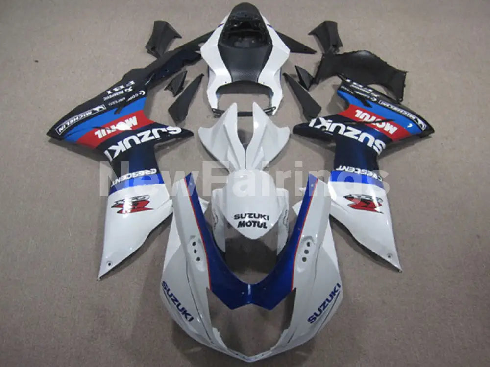 Blue and White MOTUL - GSX-R600 11-24 Fairing Kit