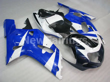 Load image into Gallery viewer, Blue and White No decals - GSX-R600 01-03 Fairing Kit -