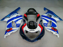 Charger l&#39;image dans la galerie, Blue and White Red Factory Style - GSX-R600 01-03 Fairing