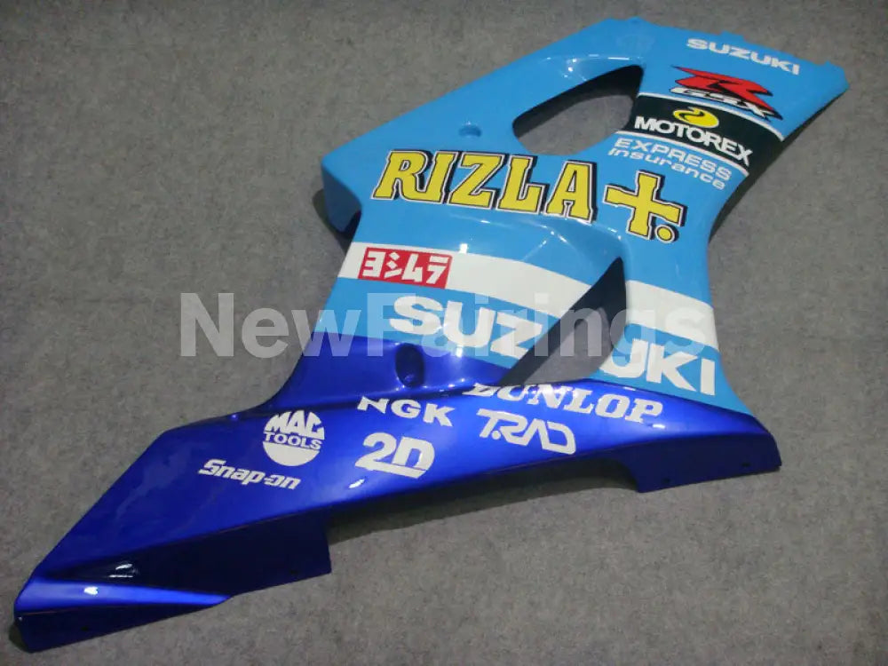 Blue and White Rizla - GSX - R1000 03 - 04 Fairing Kit