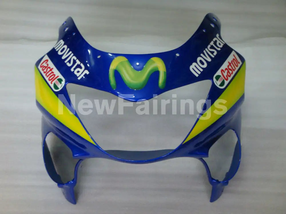 Blue and Yellow Green Movistar - CBR600 F4 99-00 Fairing Kit