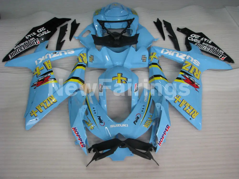 Blue and Black Rizla - GSX-R600 08-10 Fairing Kit