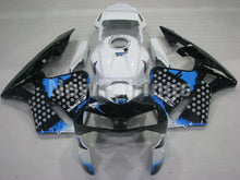 Charger l&#39;image dans la galerie, Blue Black and White Motorcycle - CBR600RR 03-04 Fairing Kit