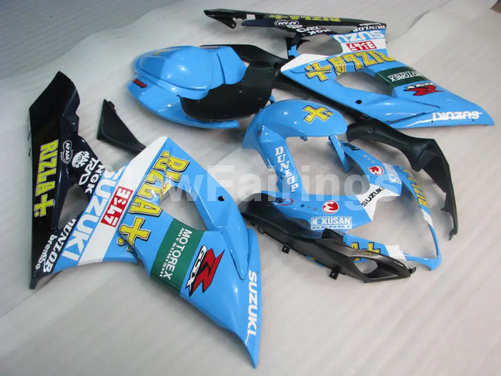 Blue and Black White Rizla - GSX - R1000 05 - 06 Fairing