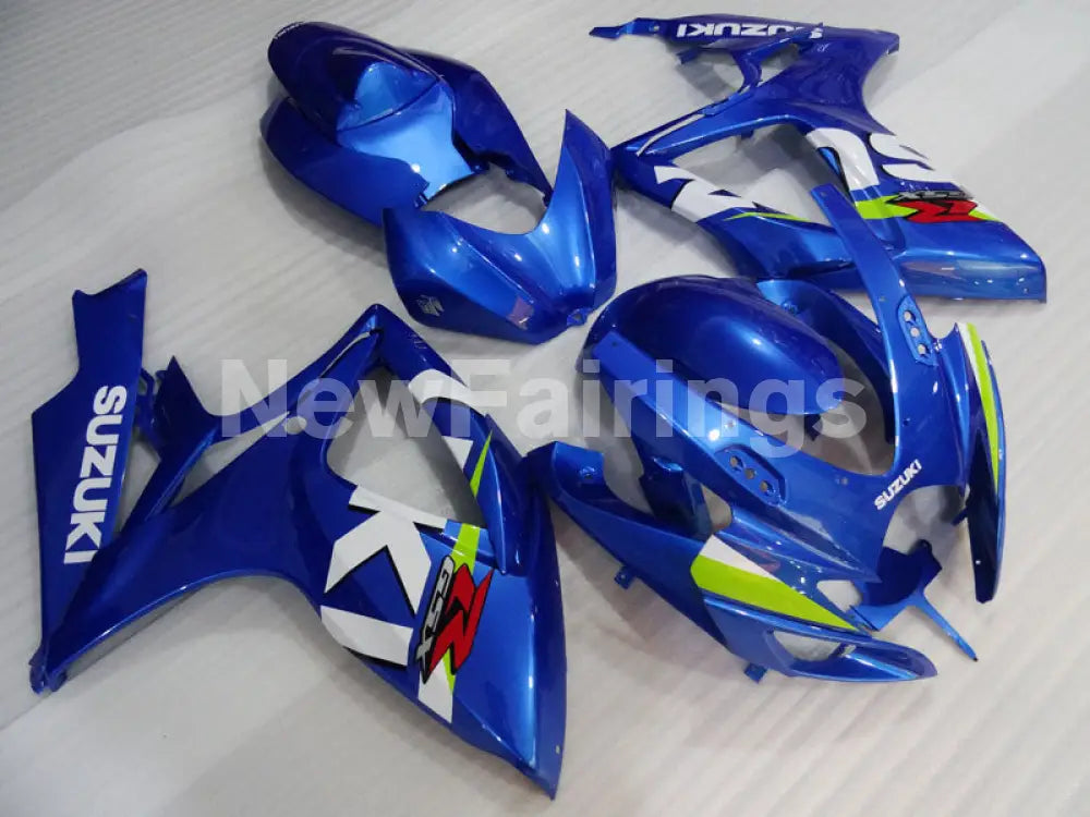 Blue and Green Factory Style - GSX-R600 06-07 Fairing Kit