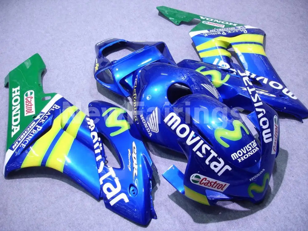 Blue and Green Movistar - CBR1000RR 04-05 Fairing Kit -