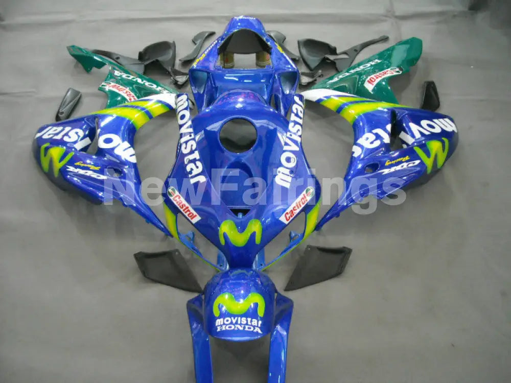 Blue and Green Movistar - CBR1000RR 06-07 Fairing Kit -