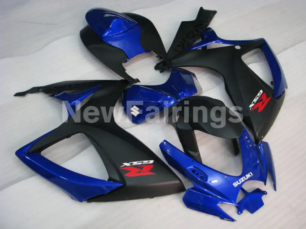 Blue and Matte Black Factory Style - GSX-R600 06-07 Fairing