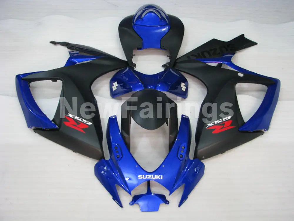 Blue and Matte Black Factory Style - GSX-R750 06-07 Fairing