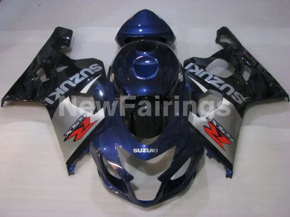 Blue Silver and Black Factory Style - GSX-R600 04-05 Fairing