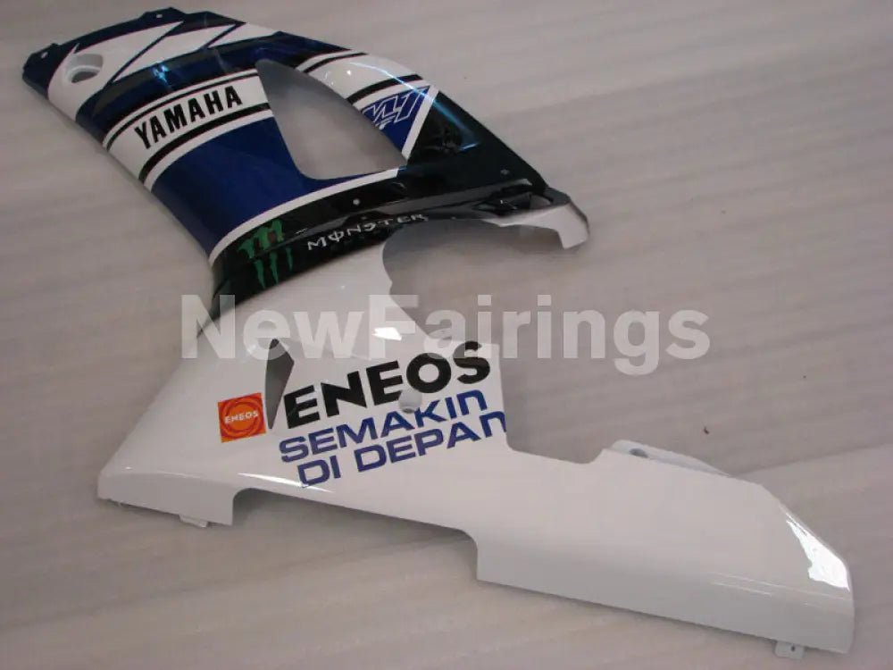 Blue White and Black ENEOS - YZF-R1 98-99 Fairing Kit