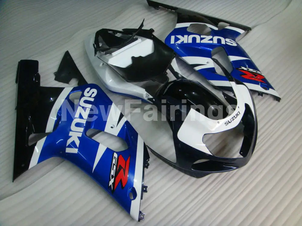 Blue White and Black Factory Style - GSX-R600 01-03 Fairing