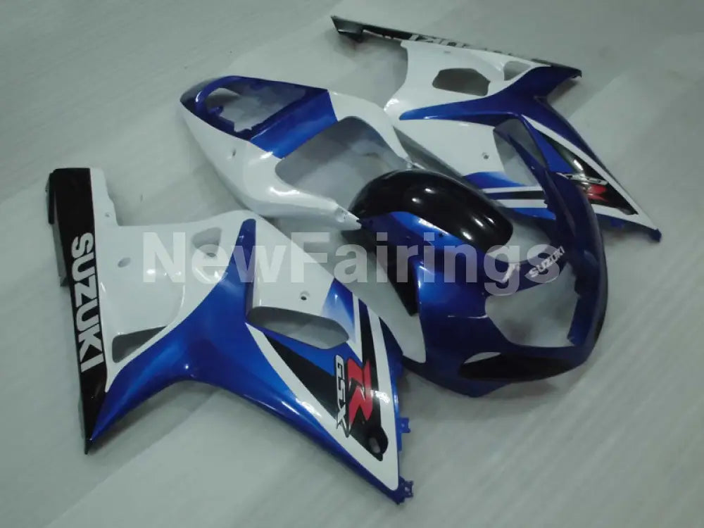 Blue and White Black Factory Style - GSX-R600 01-03 Fairing