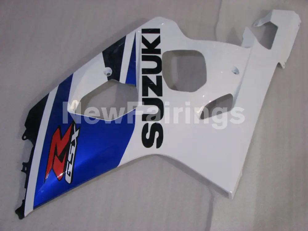 Blue and White Black Factory Style - GSX-R600 04-05 Fairing