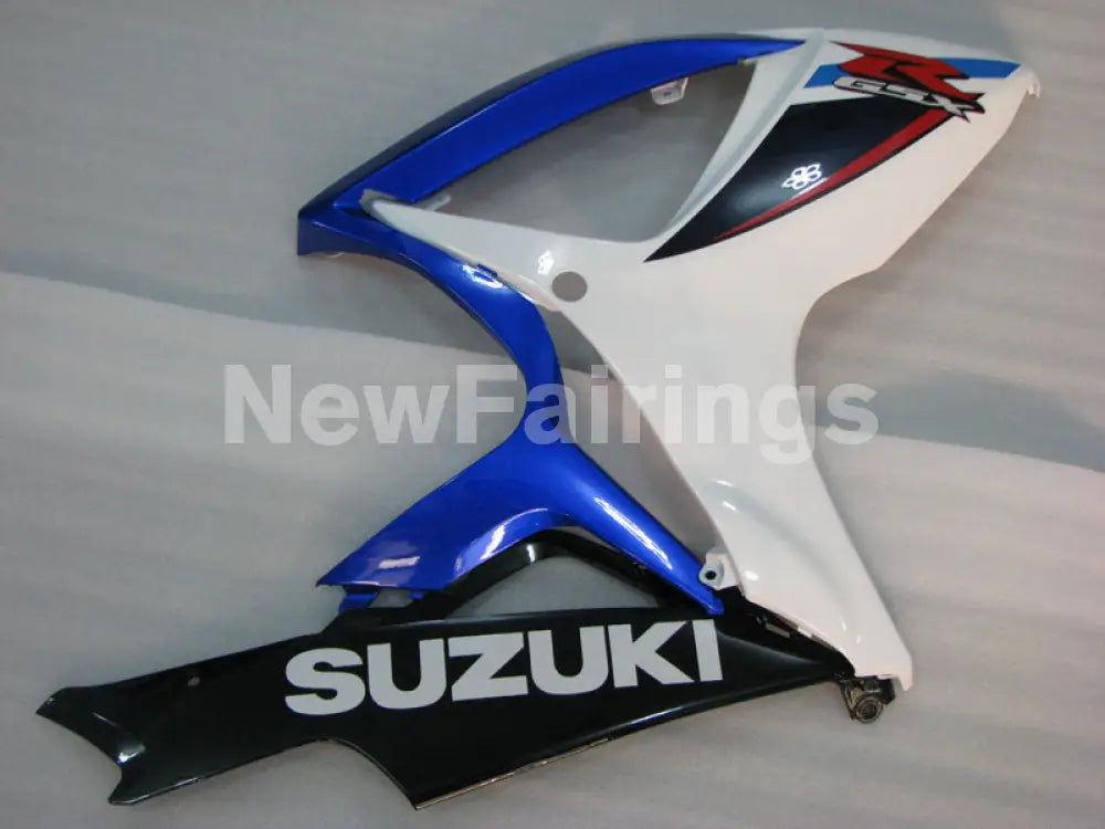 Blue and White Black Factory Style - GSX-R600 06-07 Fairing