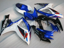 Charger l&#39;image dans la galerie, Blue and White Black Factory Style - GSX-R600 06-07 Fairing