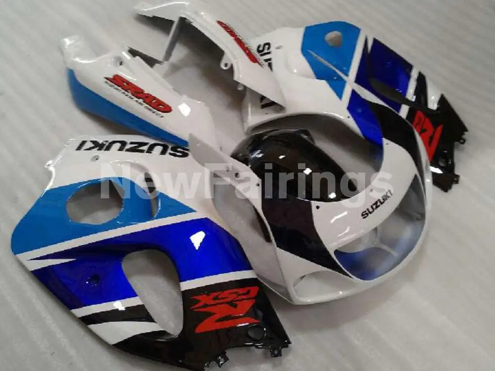 Blue and White Black Factory Style - GSX-R750 96-99 Fairing