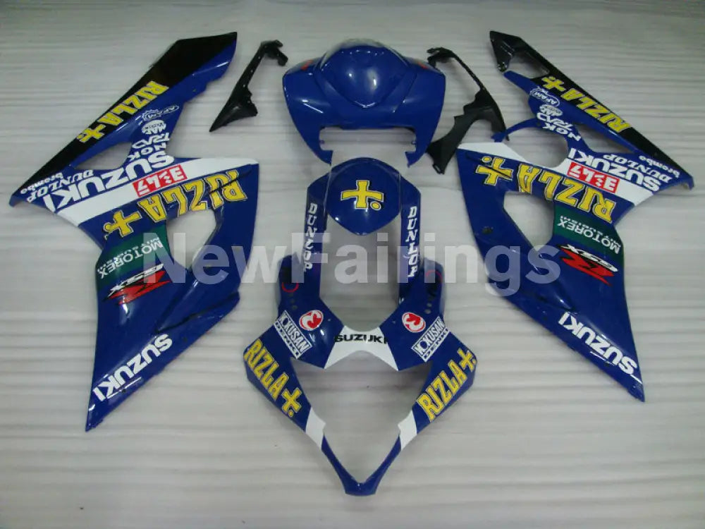 Blue and White Black Rizla - GSX - R1000 05 - 06 Fairing