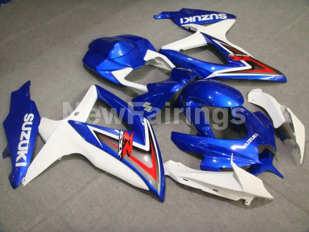 Blue White Factory Style - GSX-R750 08-10 Fairing Kit