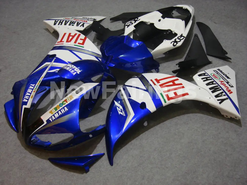 Blue White FIAT - YZF-R1 09-11 Fairing Kit - Vehicles &