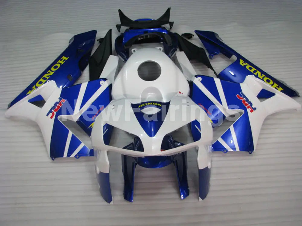 Blue and White HRC - CBR600RR 05-06 Fairing Kit - Vehicles &