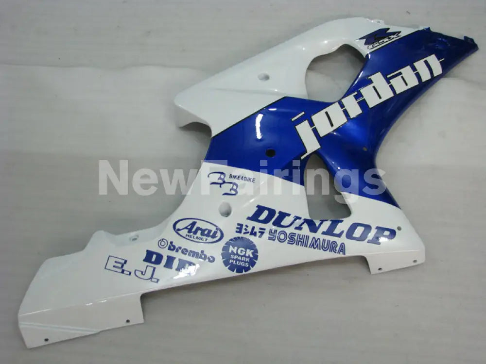 Blue and White Jordan - GSX - R1000 00 - 02 Fairing Kit