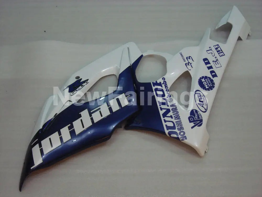 Blue and White Jordan - GSX - R1000 05 - 06 Fairing Kit