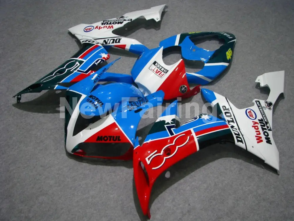 Blue and White Red MOTUL - YZF-R1 04-06 Fairing Kit