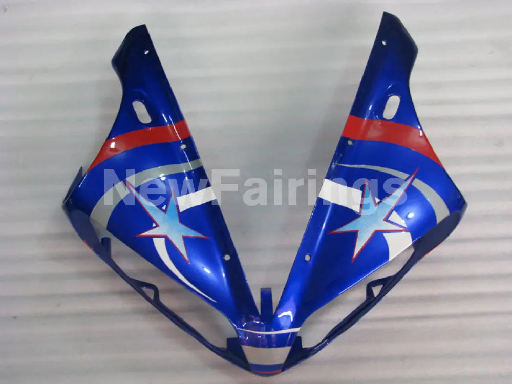 Blue and White Star - YZF-R1 04-06 Fairing Kit - Vehicles &