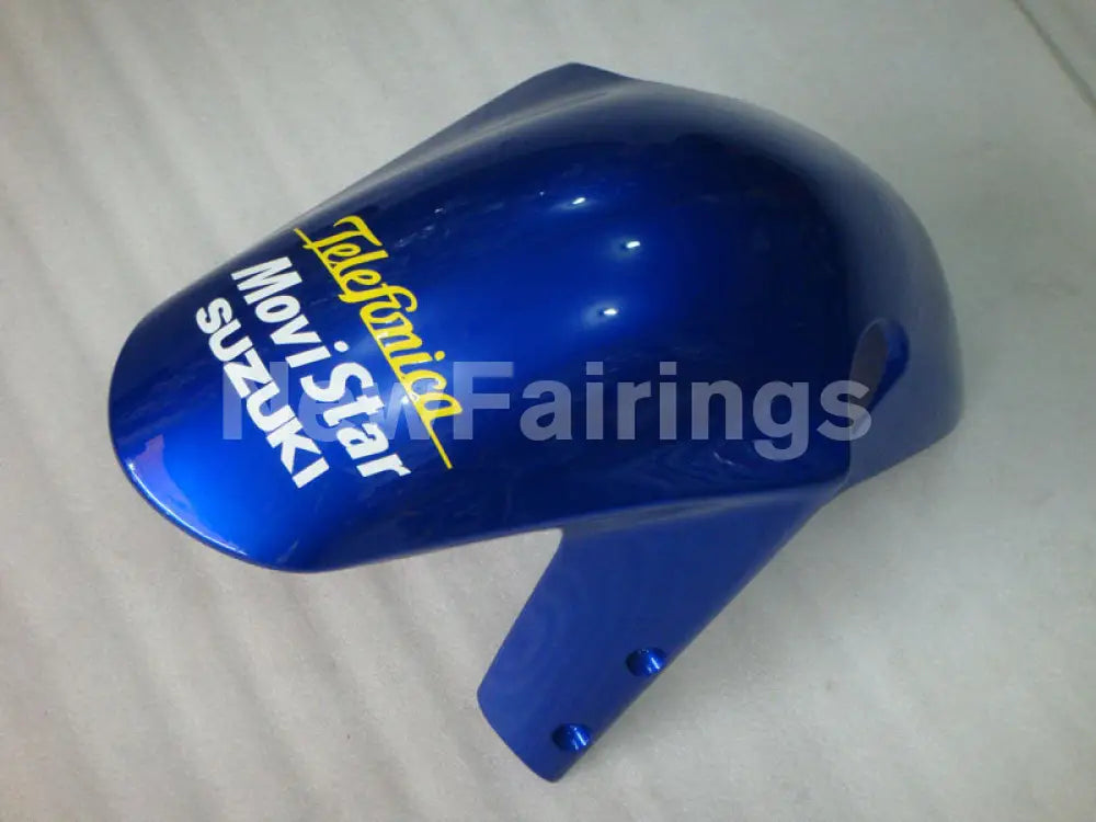 Blue and Yellow Movistar - GSX-R750 00-03 Fairing Kit