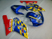 Load image into Gallery viewer, Blue and Yellow Red Movistar - GSX-R600 01-03 Fairing Kit -