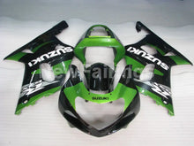 Charger l&#39;image dans la galerie, Green and Black Factory Style - GSX-R750 00-03 Fairing Kit