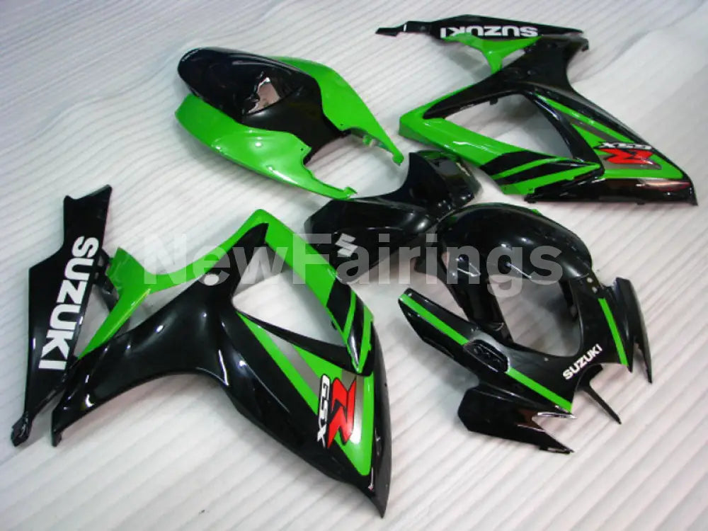 Green and Black Factory Style - GSX-R750 06-07 Fairing Kit