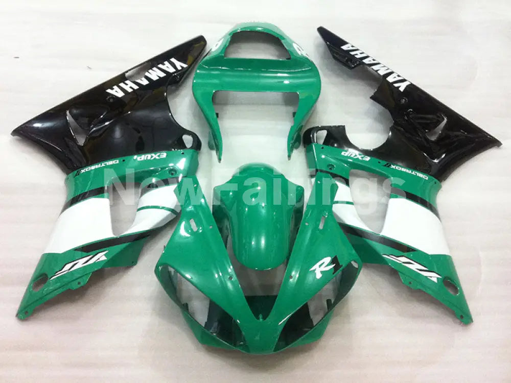 Green and Black Factory Style - YZF-R1 00-01 Fairing Kit