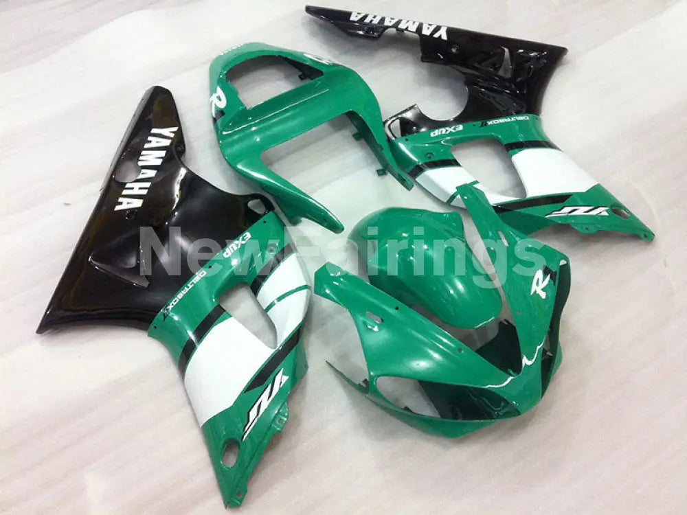 Green and Black Factory Style - YZF-R1 00-01 Fairing Kit