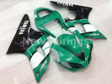 Charger l&#39;image dans la galerie, Green and Black Factory Style - YZF-R1 00-01 Fairing Kit