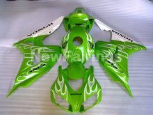 Charger l&#39;image dans la galerie, Green and White Flame - CBR1000RR 06-07 Fairing Kit -