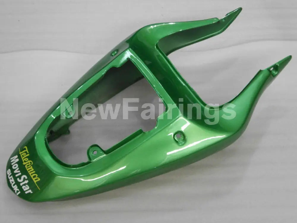 Green and Yellow Movistar - GSX-R750 00-03 Fairing Kit